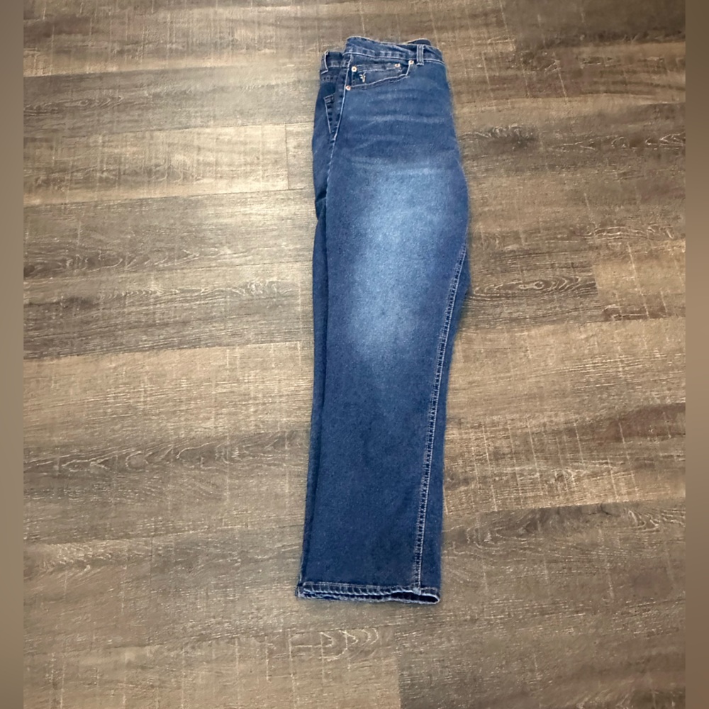 Frye High Rise Medium Blue Denim Jeans 10/30 - Picture 5 of 5
